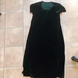 Vintage emerald green dress